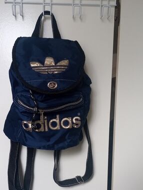 adidas Vintage Mini Backpack With Metal Hardware